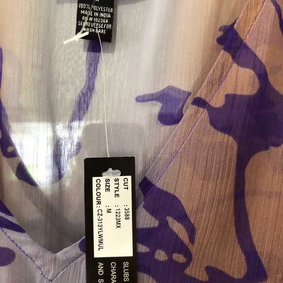 Gorgeous caftan bathing suit cover up. NWT. M. - Picture 3 of 7